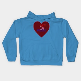 happy valentine day Kids Hoodie